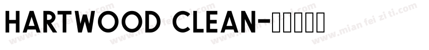 Hartwood Clean字体转换
